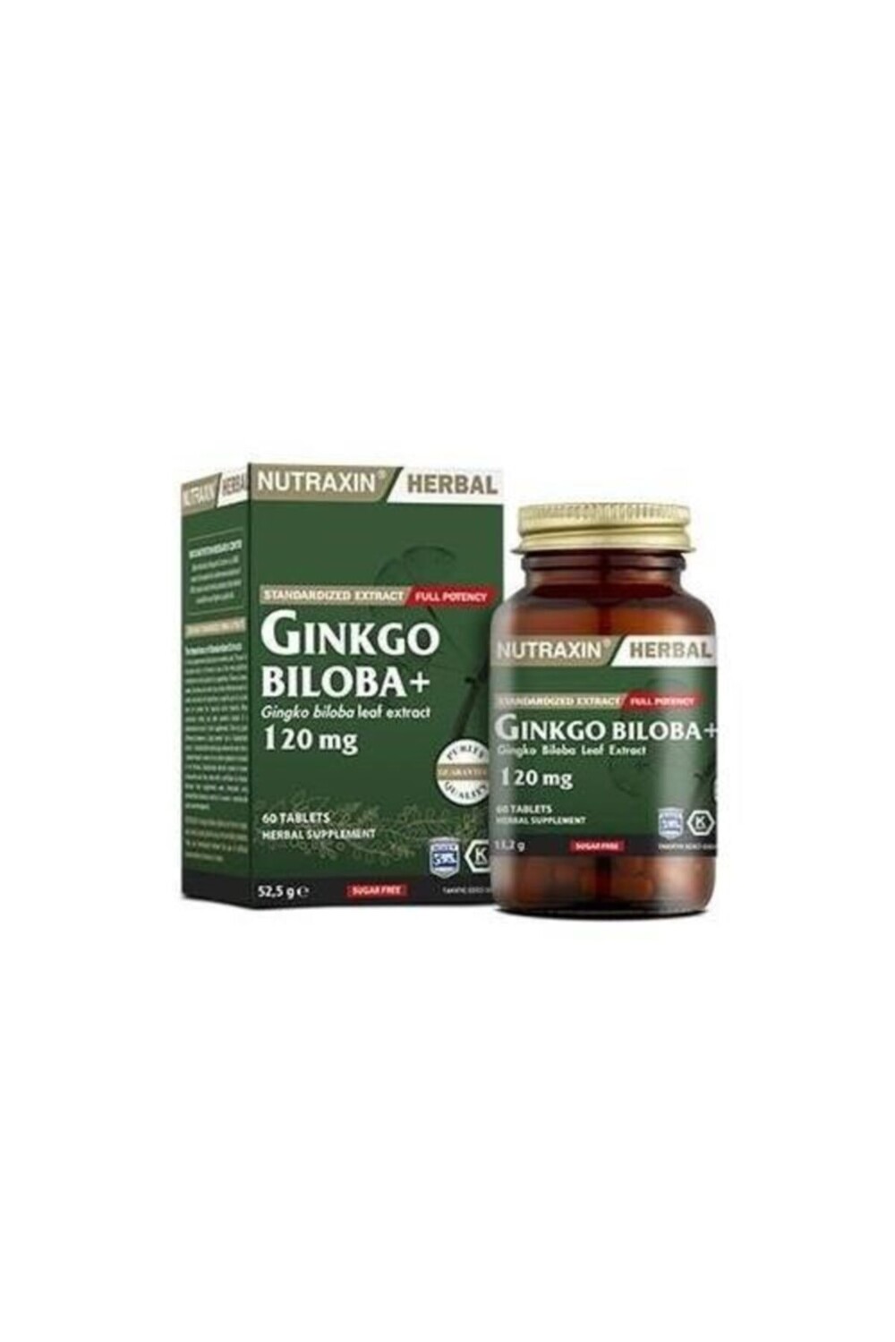 

Nutraxin Гинкго билоба 60 капсул на травах