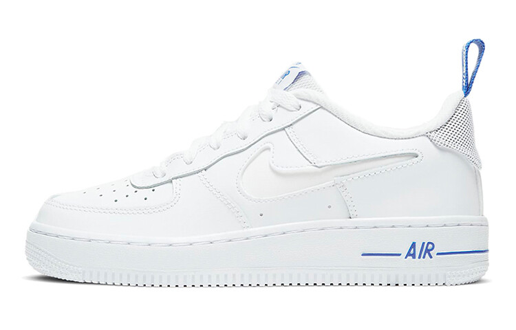 

Женские кроссовки для скейтбординга Nike Air Force 1 '07 Lv8 (Gs), белый/синий