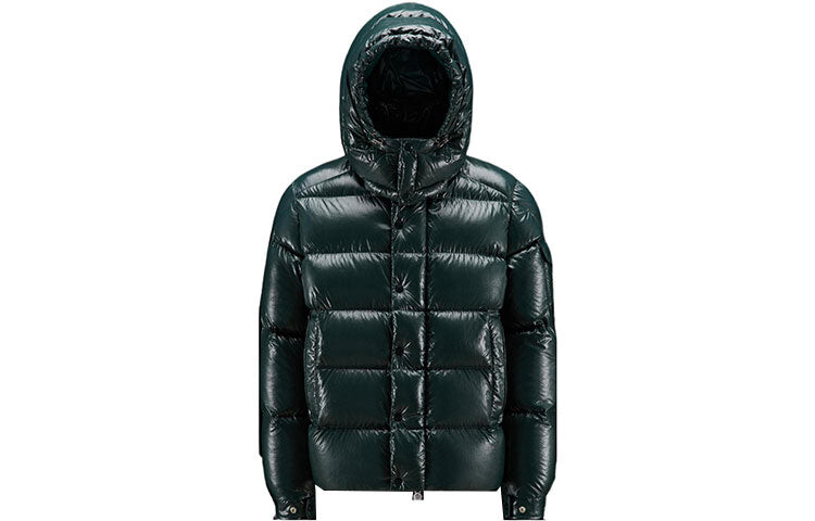 

Пуховик мужской Moncler, темно-зеленый