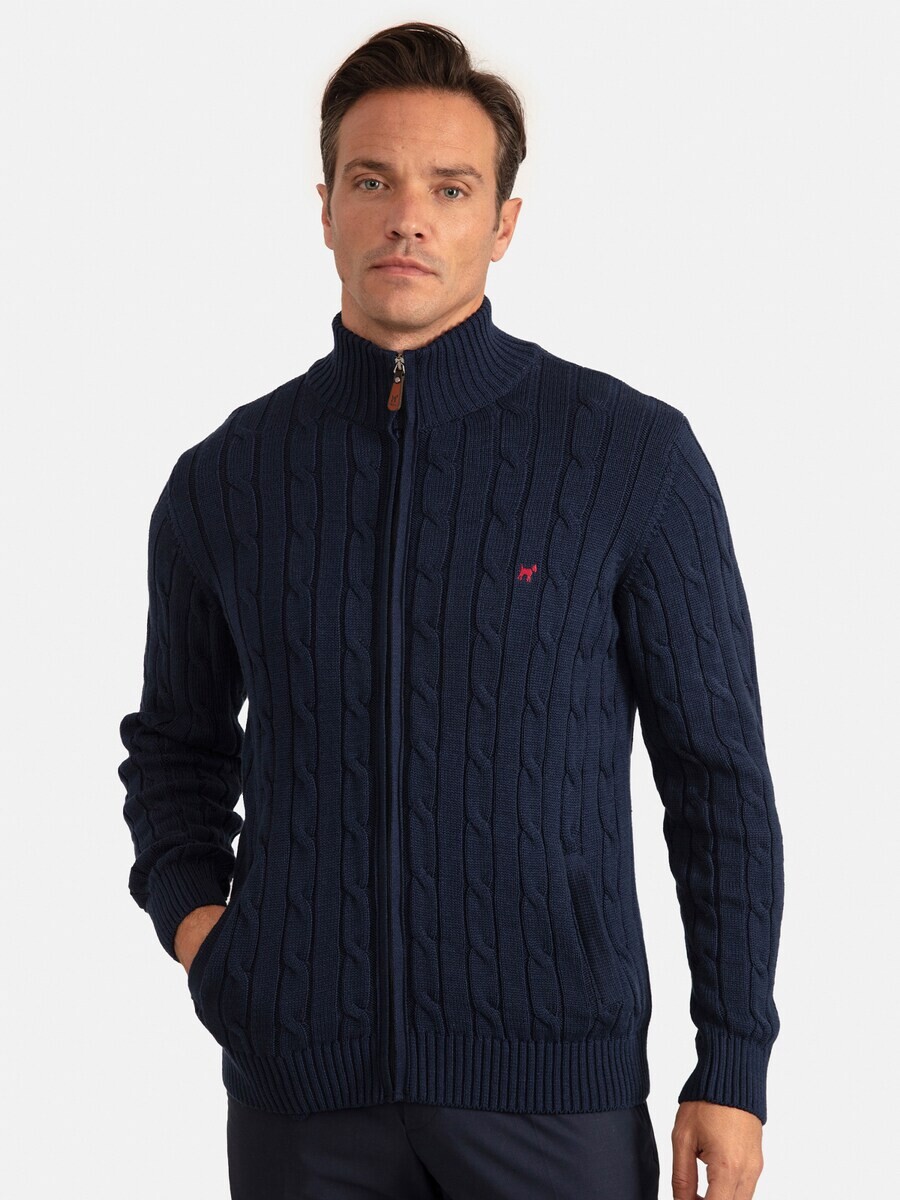 

Кардиган Williot Knit Cardigan, темно-синий