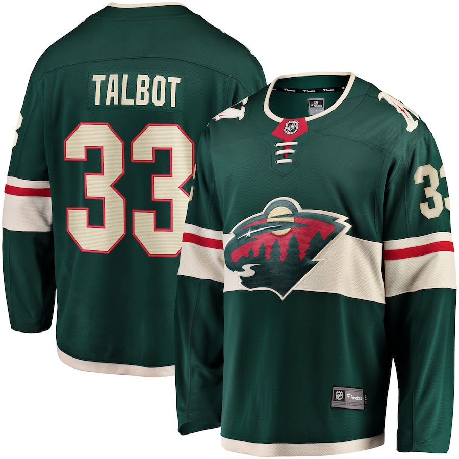 

Джерси Fanatics Branded Minnesota Wild, зеленый