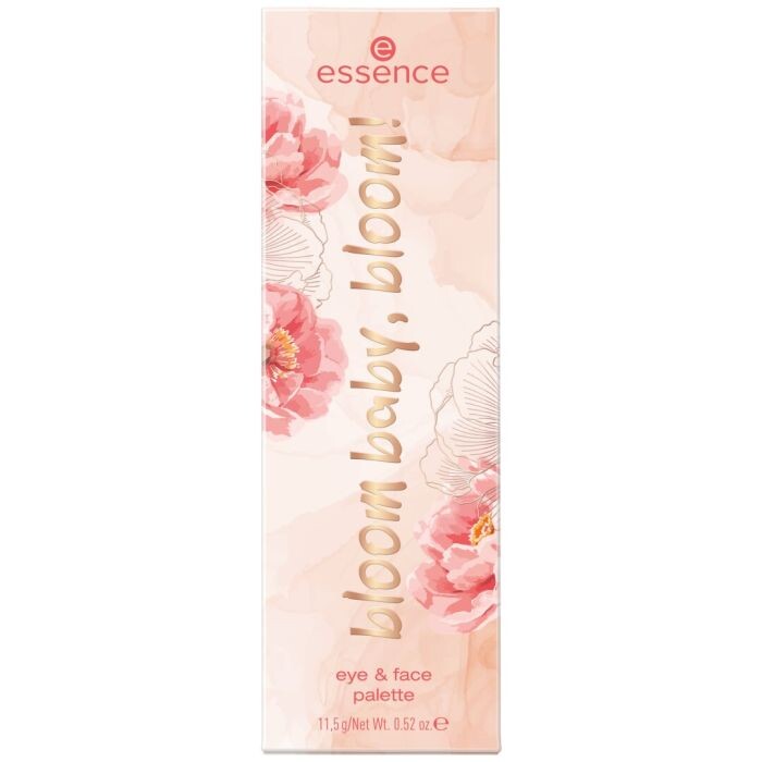 

Румяна Bloom Baby, Bloom! Paleta de Ojos y Rostro Essence, 7 unidades
