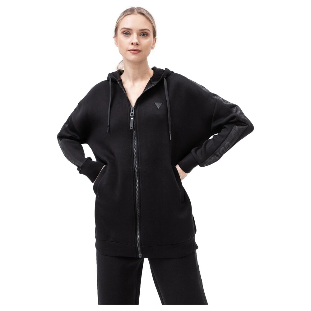 

Толстовка Guess Allie Full Zip, черный