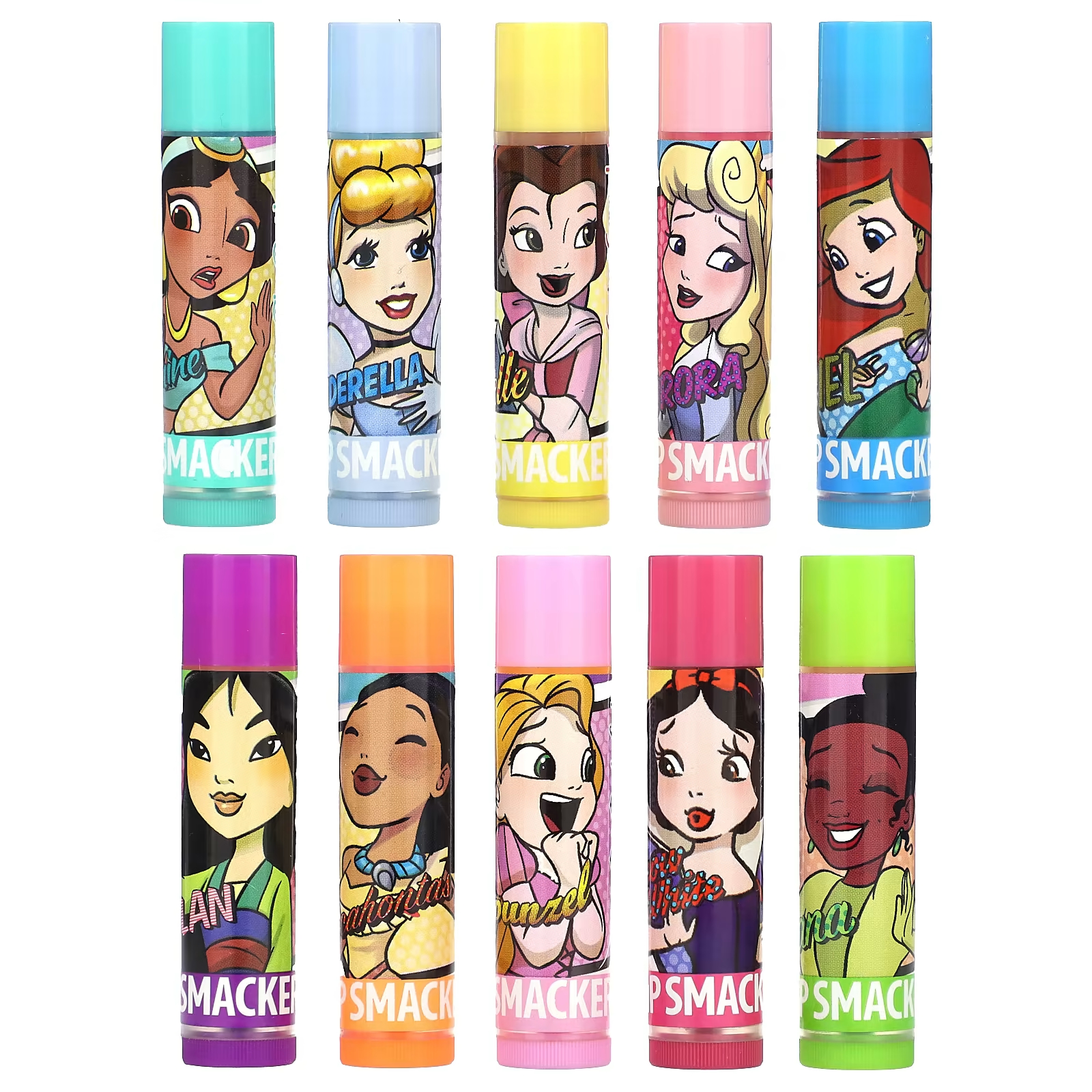 

Бальзам для губ Lip Smacker Disney Princess, 10 шт., 4 гр.