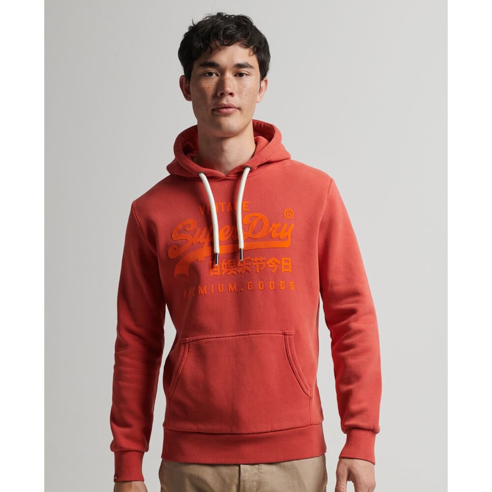 

Худи Superdry Vintage Vl Neon, красный