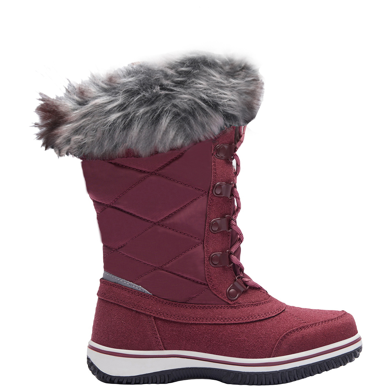 цена Зимние ботинки Trollkids Girl's Holmenkollen Snow Boots, цвет Maroon Red