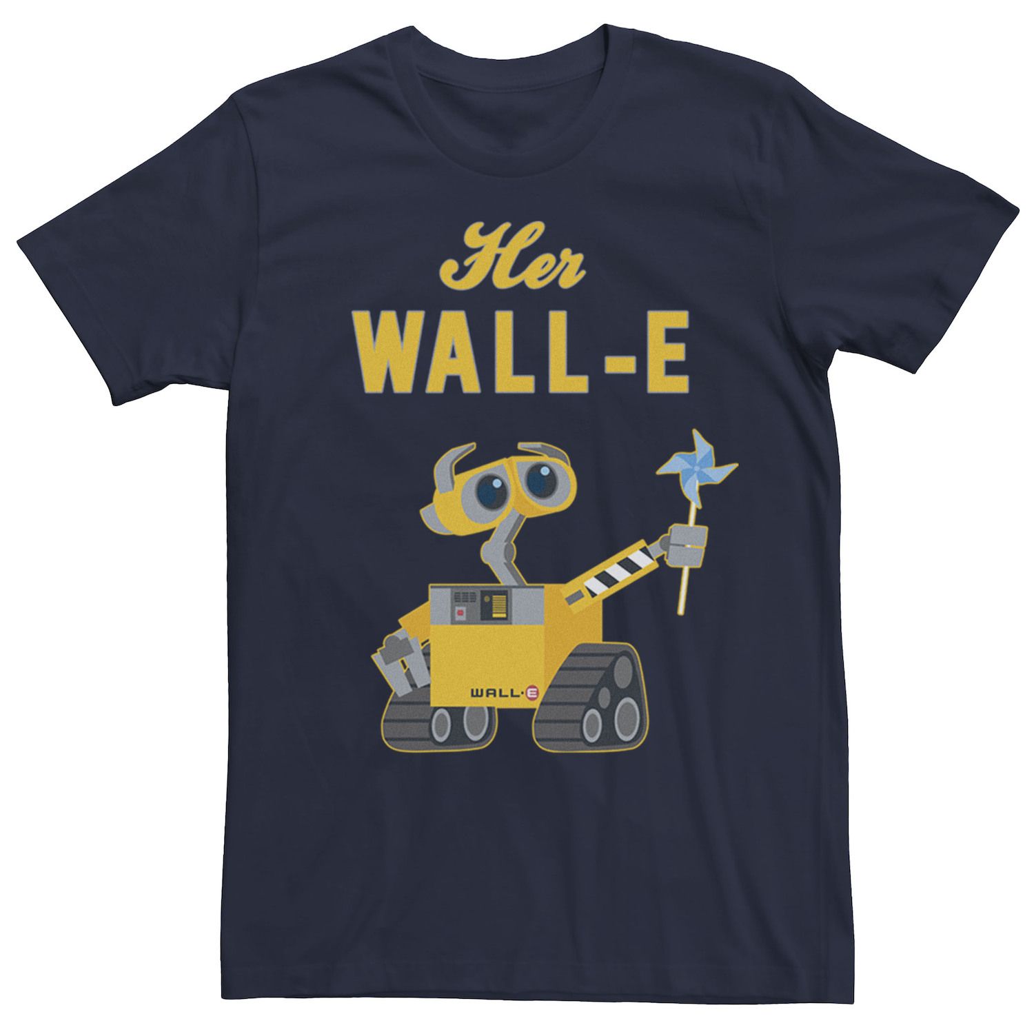 disney wall e level 5 Мужская футболка WALL-E Her WALL-E ко Дню святого Валентина Disney / Pixar
