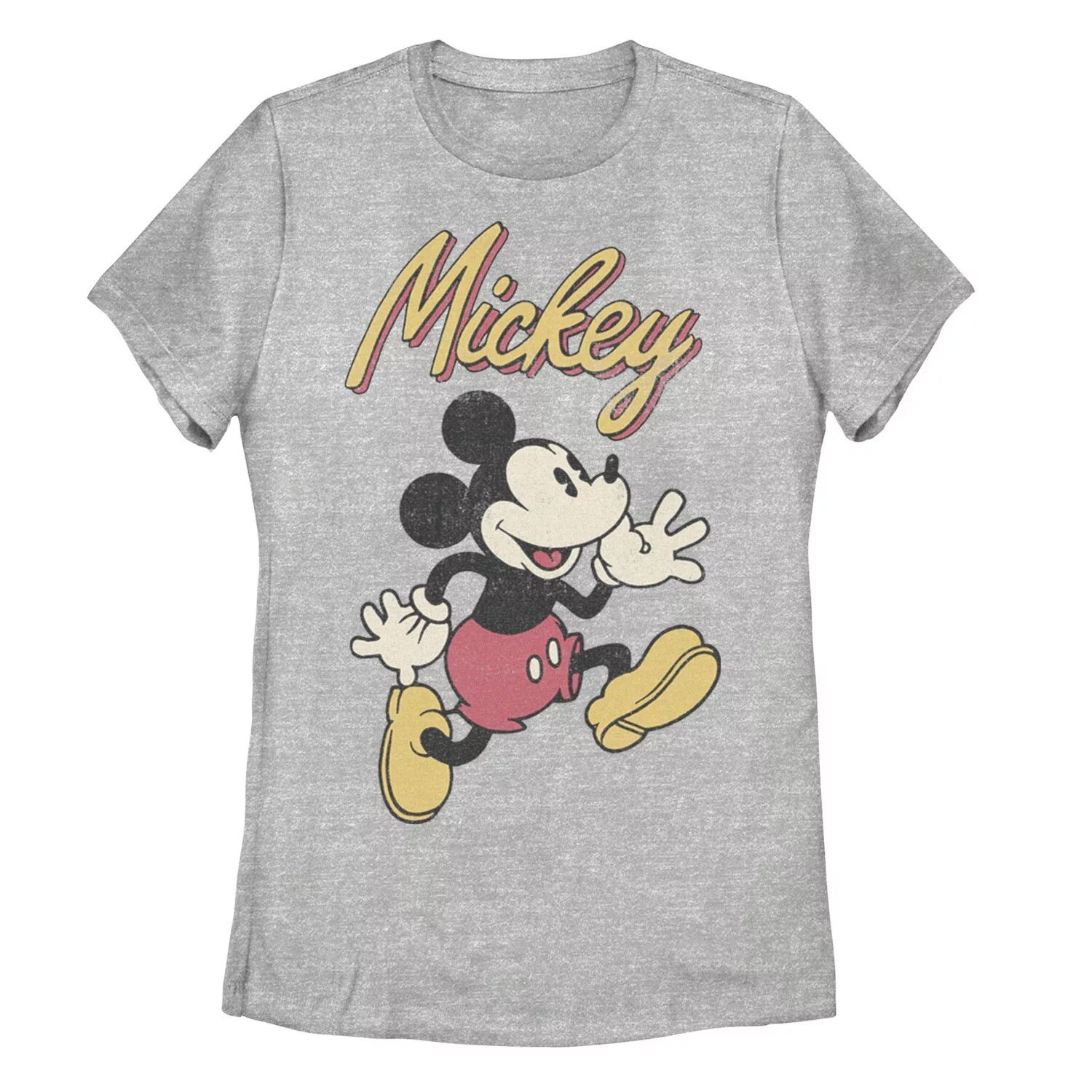 

Классическая футболка с портретом для бега Disney's Mickey для юниоров Licensed Character