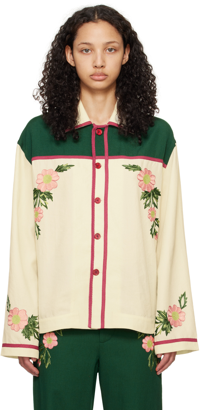Кремового цвета Рубашка Prairie Rose Bode