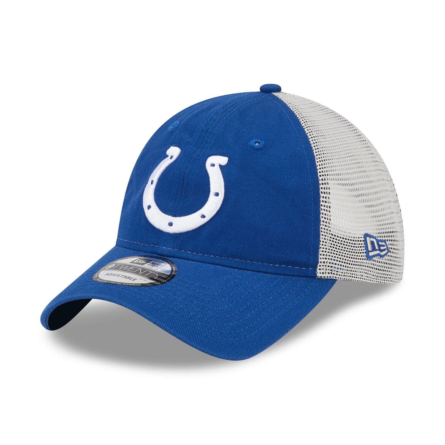 

Мужская кепка New Era Royal/Natural Indianapolis Colts Loyal 9TWENTY Trucker Snapback
