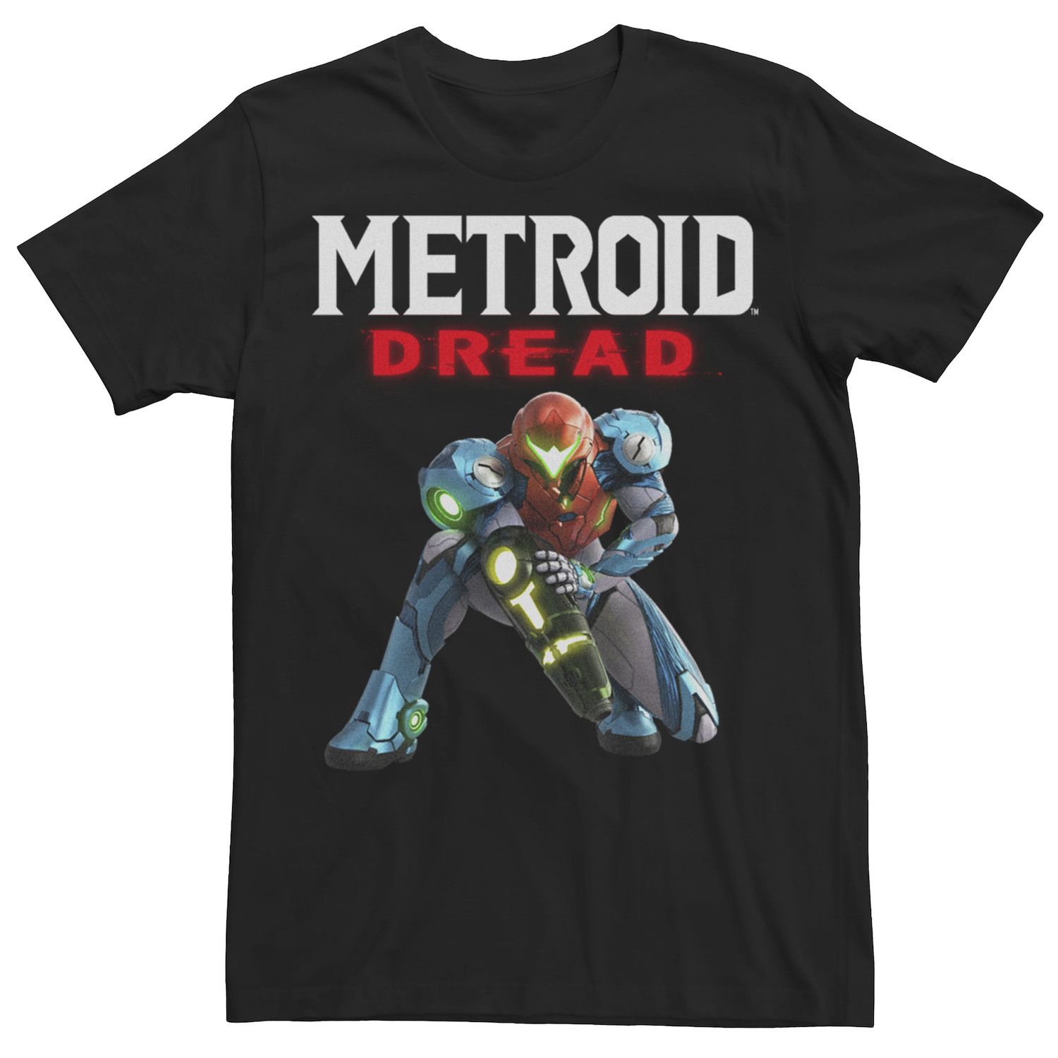 Мужская футболка с логотипом Metroid Prime Dread Samus Licensed Character фотографии