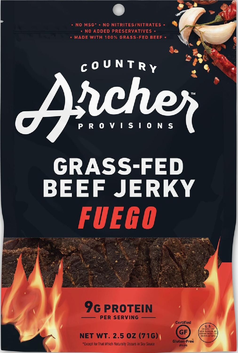 

Вяленое мясо - 2,5 унции. Country Archer Jerky Co.