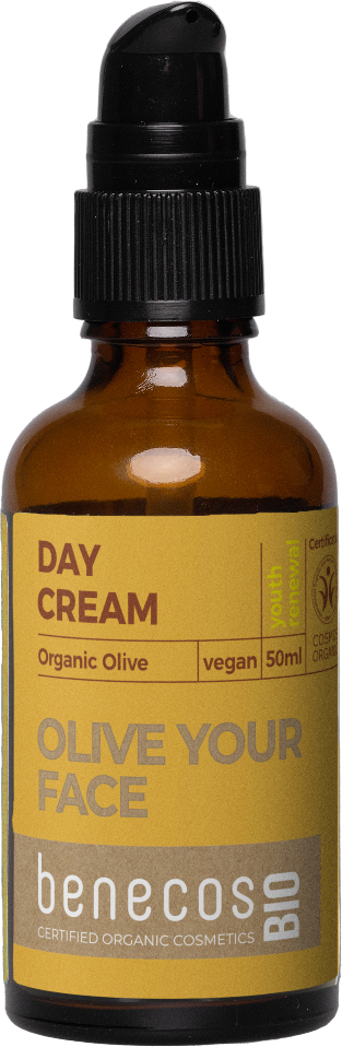 Защитный дневной крем для зрелой кожи с органическим оливковым маслом Benecos, 50 мл