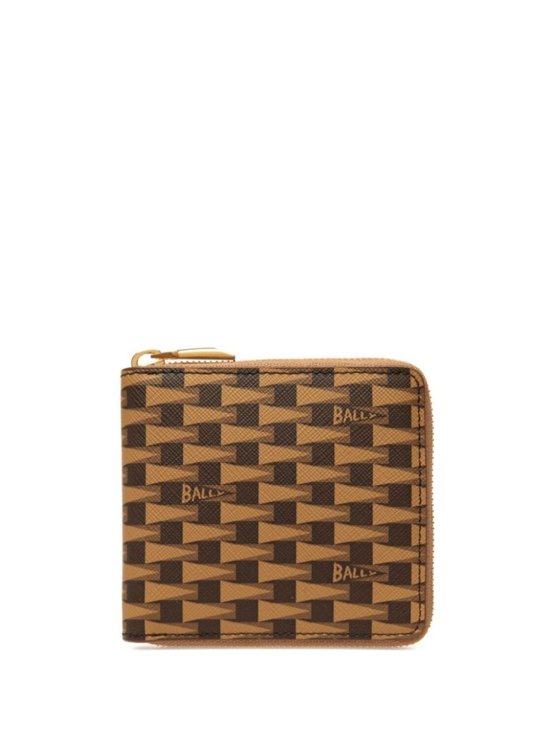

Кошелек с монограммой Bally, коричневый