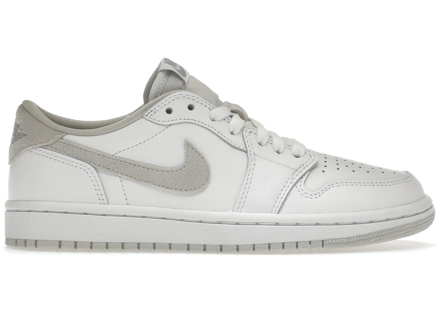 

Кроссовки Nike Air Jordan 1 Low OG (2021), белый / серый