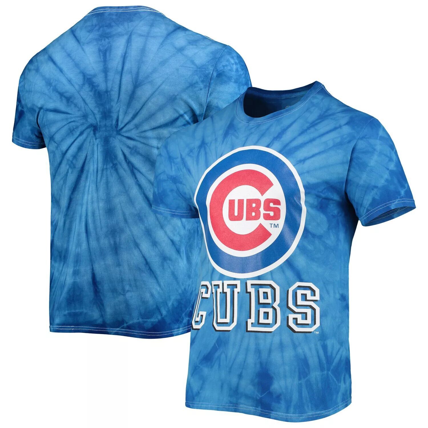 

Мужская футболка Stitches Royal Chicago Cubs Spider Tie Dye