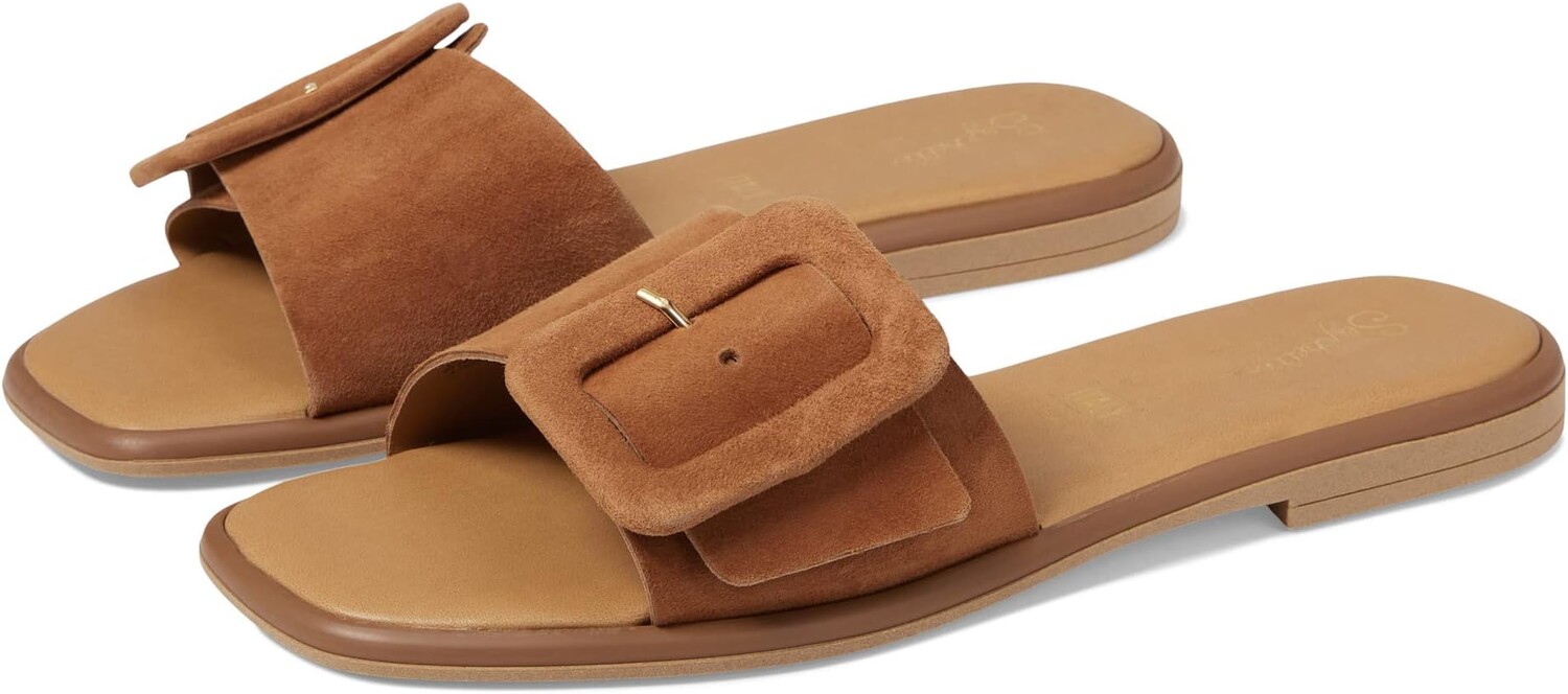 

Сандалии на плоской подошве Manhattan Seychelles, цвет Tan Suede