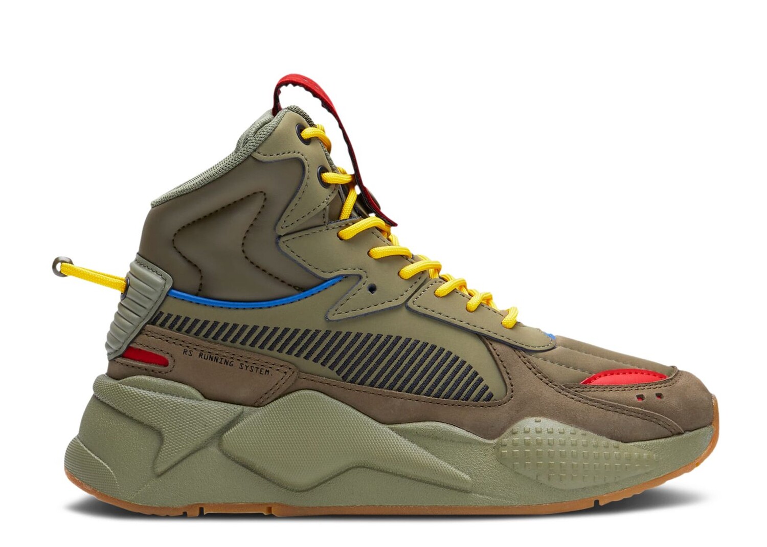 

Кроссовки Puma Rs-X Mid Militia Jr 'Deep Lichen Green', зеленый
