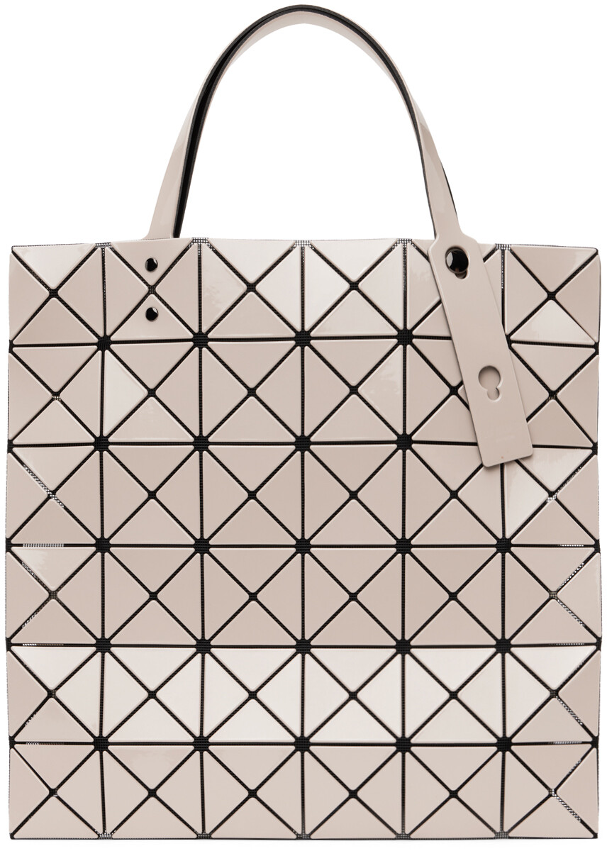 

Бежевая матовая сумка-тоут Lucent BAO BAO ISSEY MIYAKE
