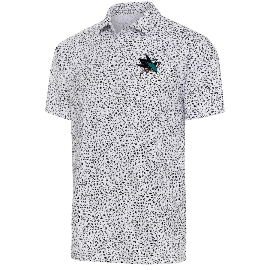 

Поло с коротким рукавом Antigua San Jose Sharks, белый