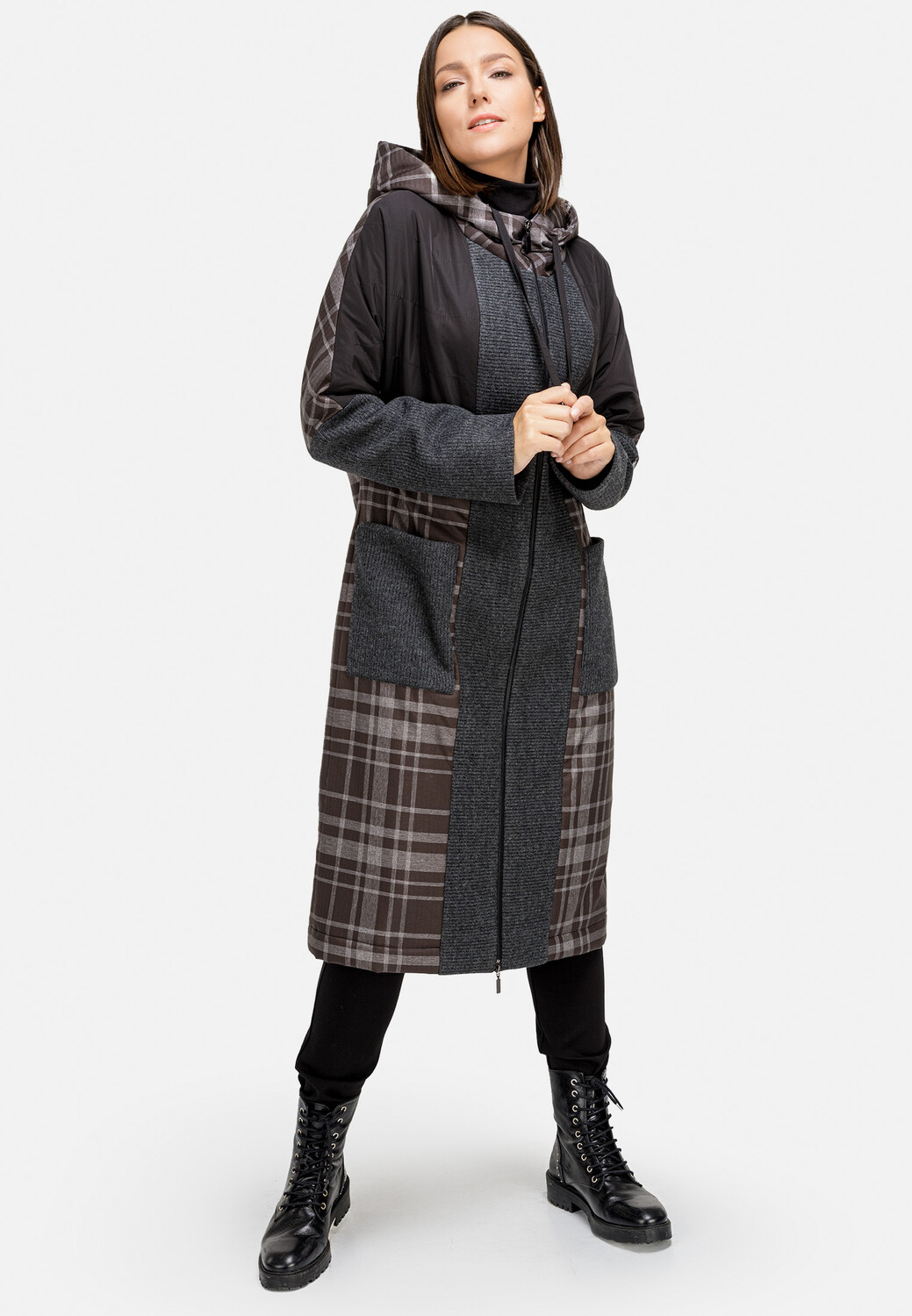 

Пуховик HELMIDGE Anorak Coat, коричневый