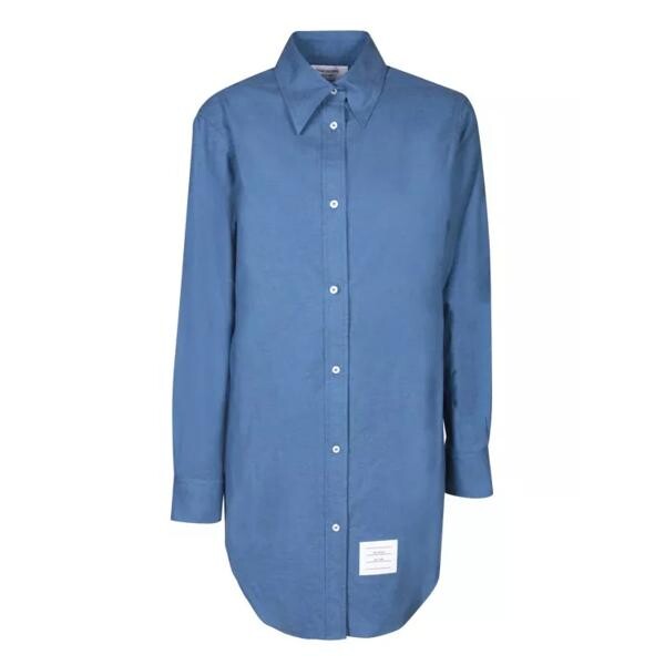 

Платье long sleeves shirtdress Thom Browne, синий