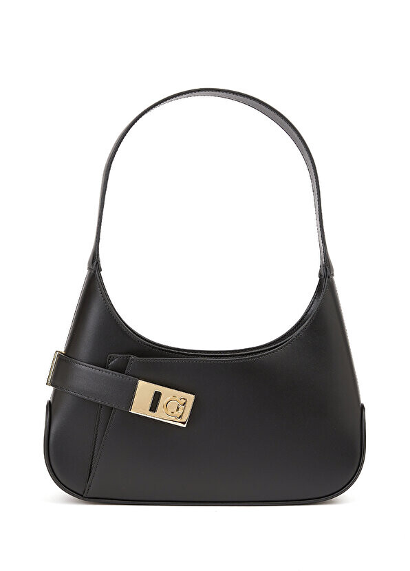 

Черная женская кожаная сумка Ferragamo