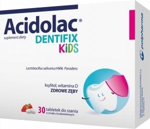 

Ацидолак, Dentifix Kids, БАД, пастилки, 30 шт., Acidolac