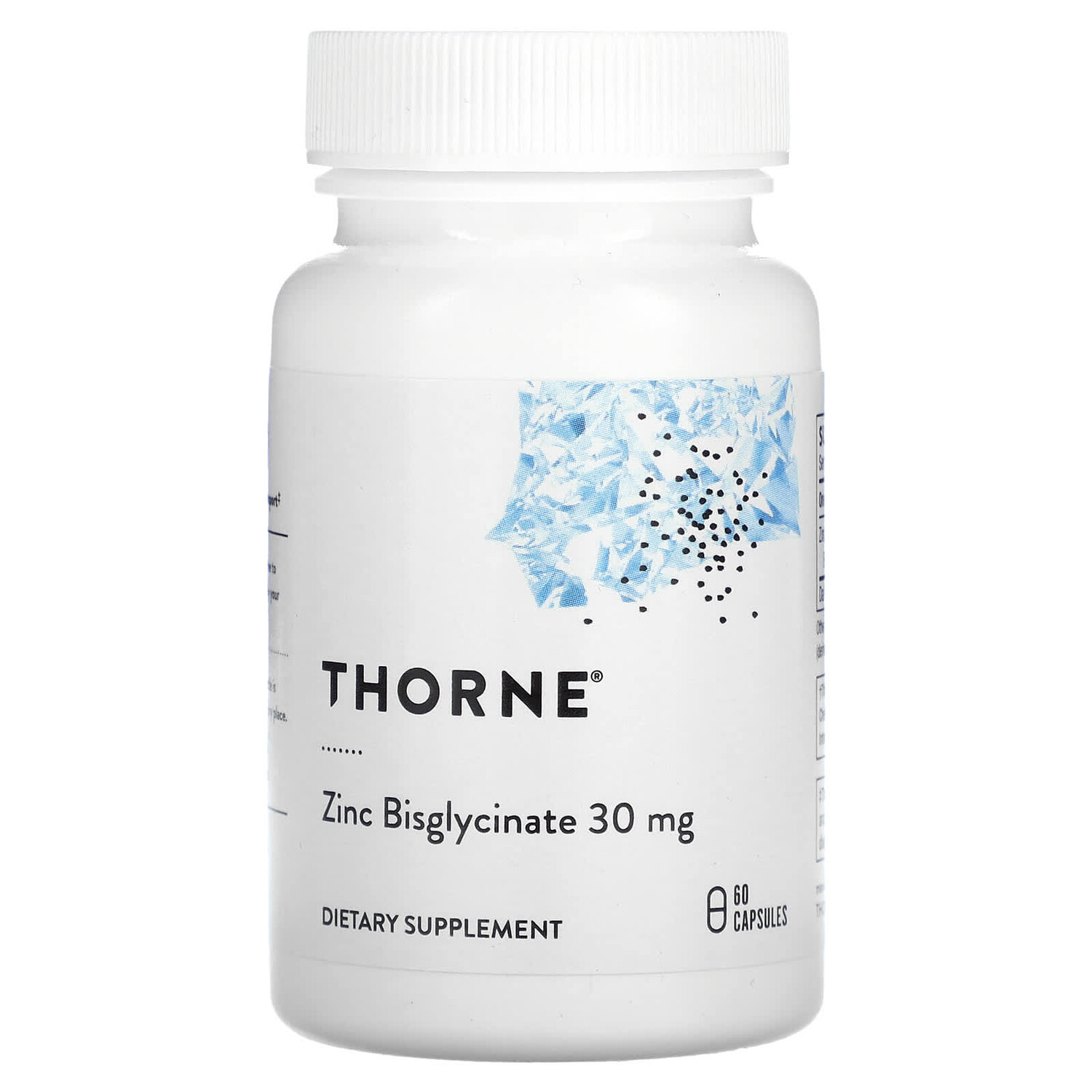 

Бисглицинат цинка, 30 мг, 60 капсул, Thorne