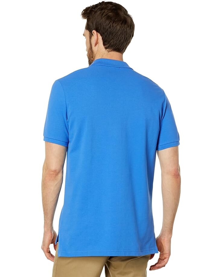 

Поло U.S. POLO ASSN. Solid Cotton Pique Polo with Small Pony, цвет Super Sonic Blue