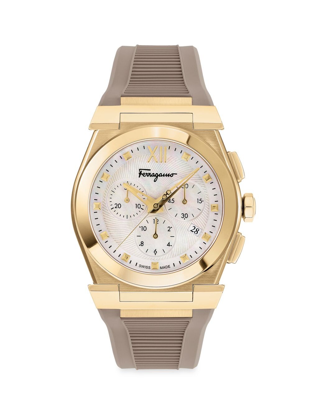 

Часы Вега Хроно FERRAGAMO, бежевый