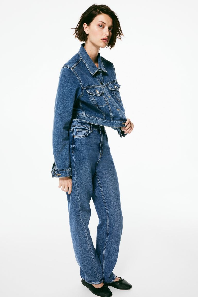 

Прямые высокие джинсы H&M