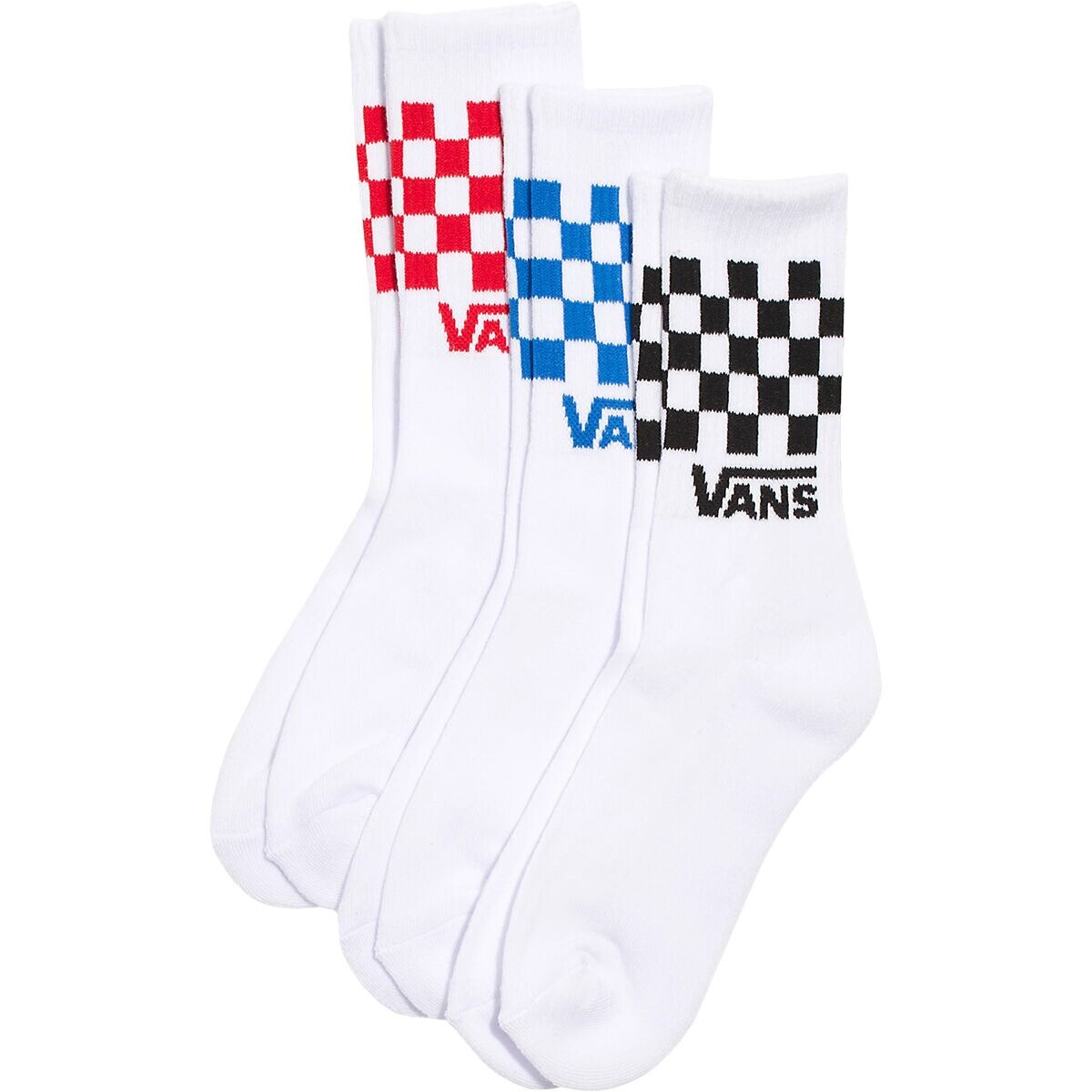 

Носки drop v classic в клетку — детские Vans, цвет true red/true blue