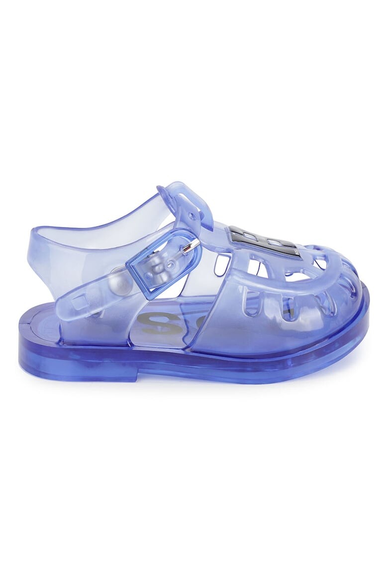

Boss, Резиновые сандалии с полупрозрачным дизайном Boss Kidswear, синий