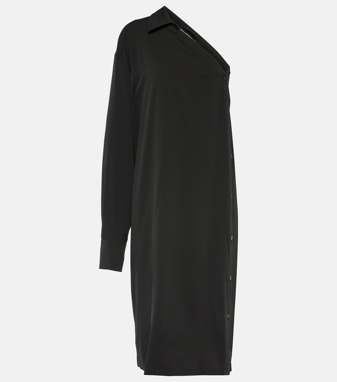 Мини-платье zurca из шелкового жоржета Sportmax, черный