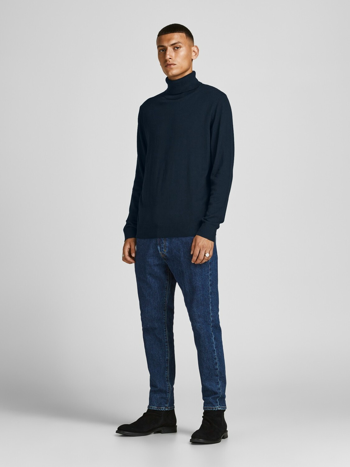 

Пуловер Jack & Jones Jack & Jones Rollkragen JJEEMIL KNIT ROLL NECK, серый