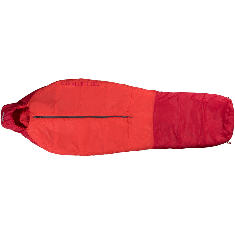 Спальный мешок Тролльхетта 1000 Bergans, красный детский спальный мешок из органического хлопка с длинным рукавом зимний спальный мешок для малышей теплый спальный мешок