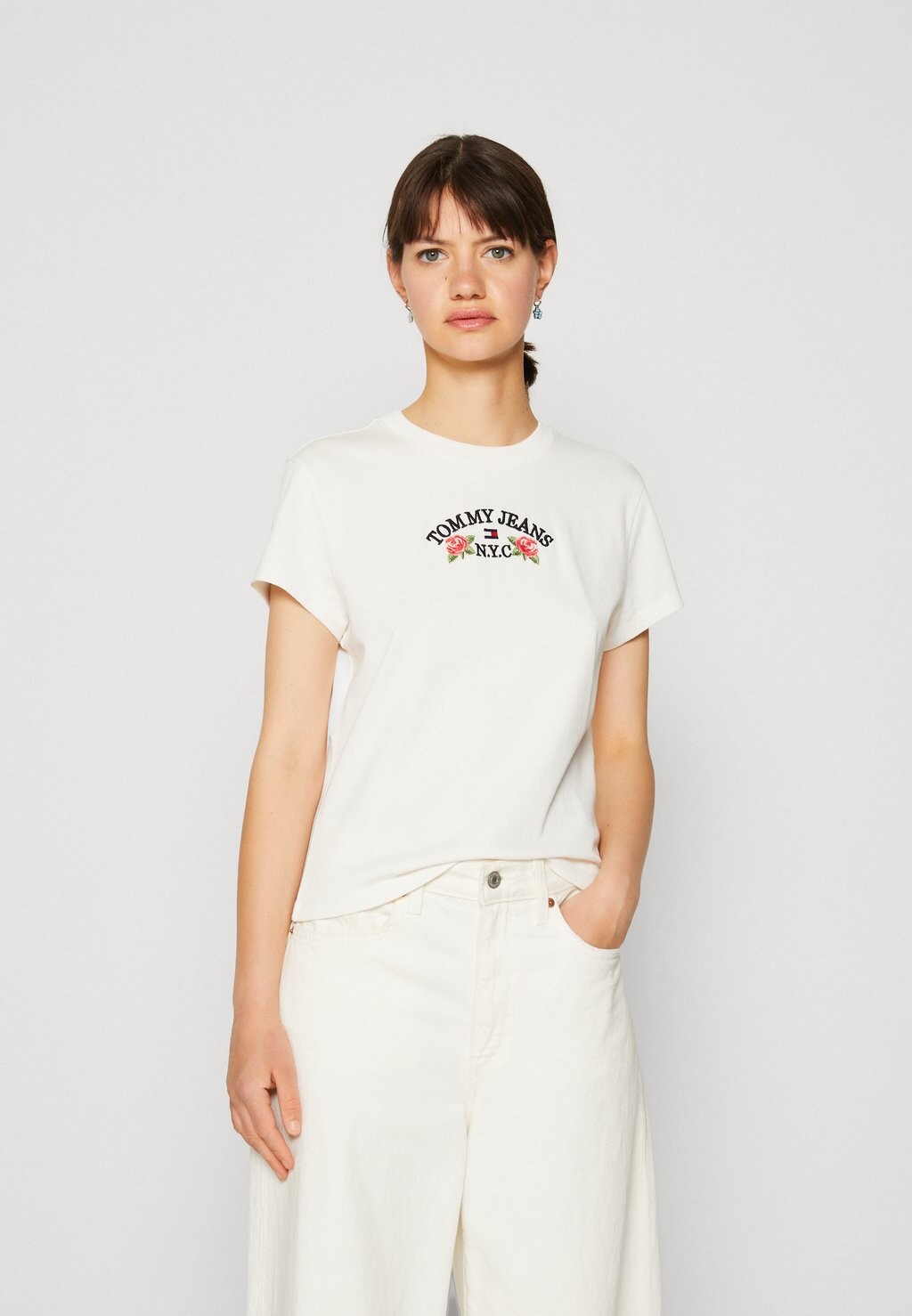 

Футболка с принтом Tommy Jeans, Коричневый