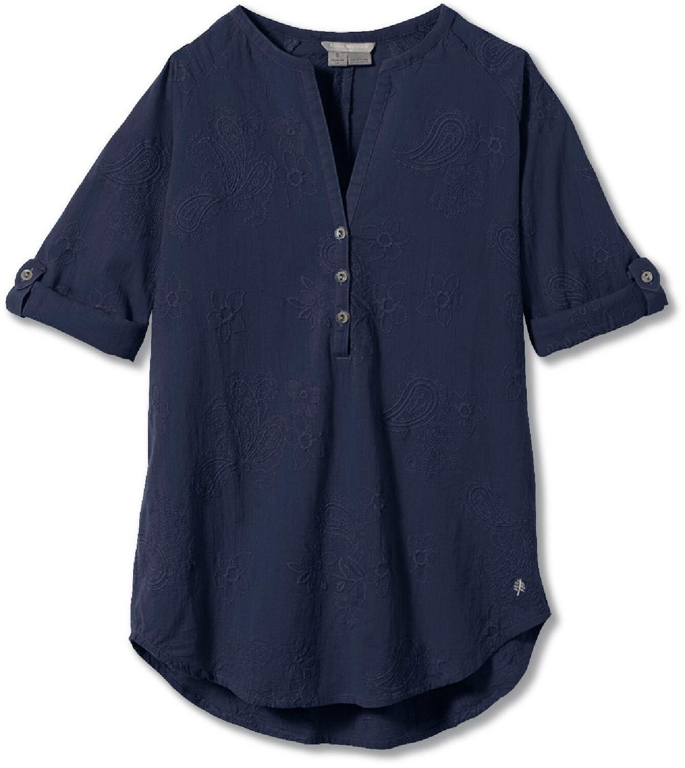 

Топ Oasis Tunic II с рукавом 3/4 — женский Royal Robbins, синий