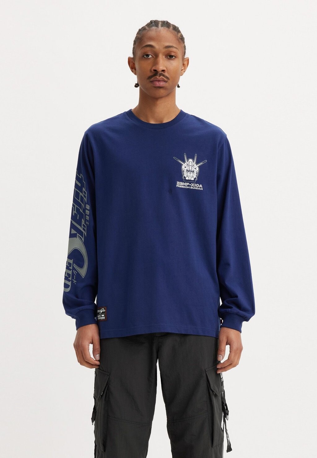 

Футболка с длинными рукавами GUNDAM SEED TEE UNISEX Levi's, синий
