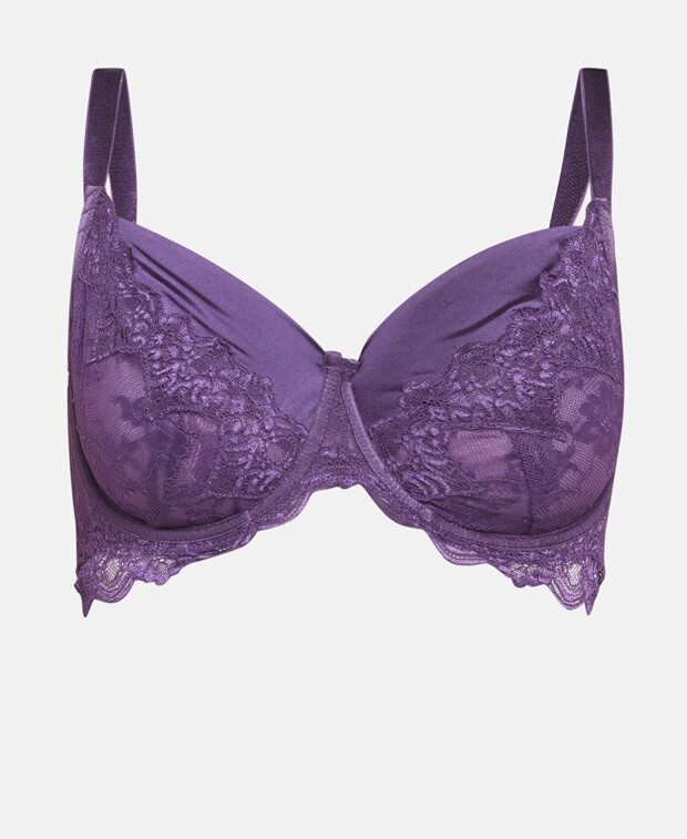 

Бюстгальтер на косточках, чашка BH Hunkemöller, ежевика