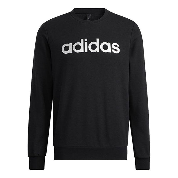 Толстовка Men's adidas neo Ce Logo Swt Casual Breathable Alphabet Printing Sports Black, черный