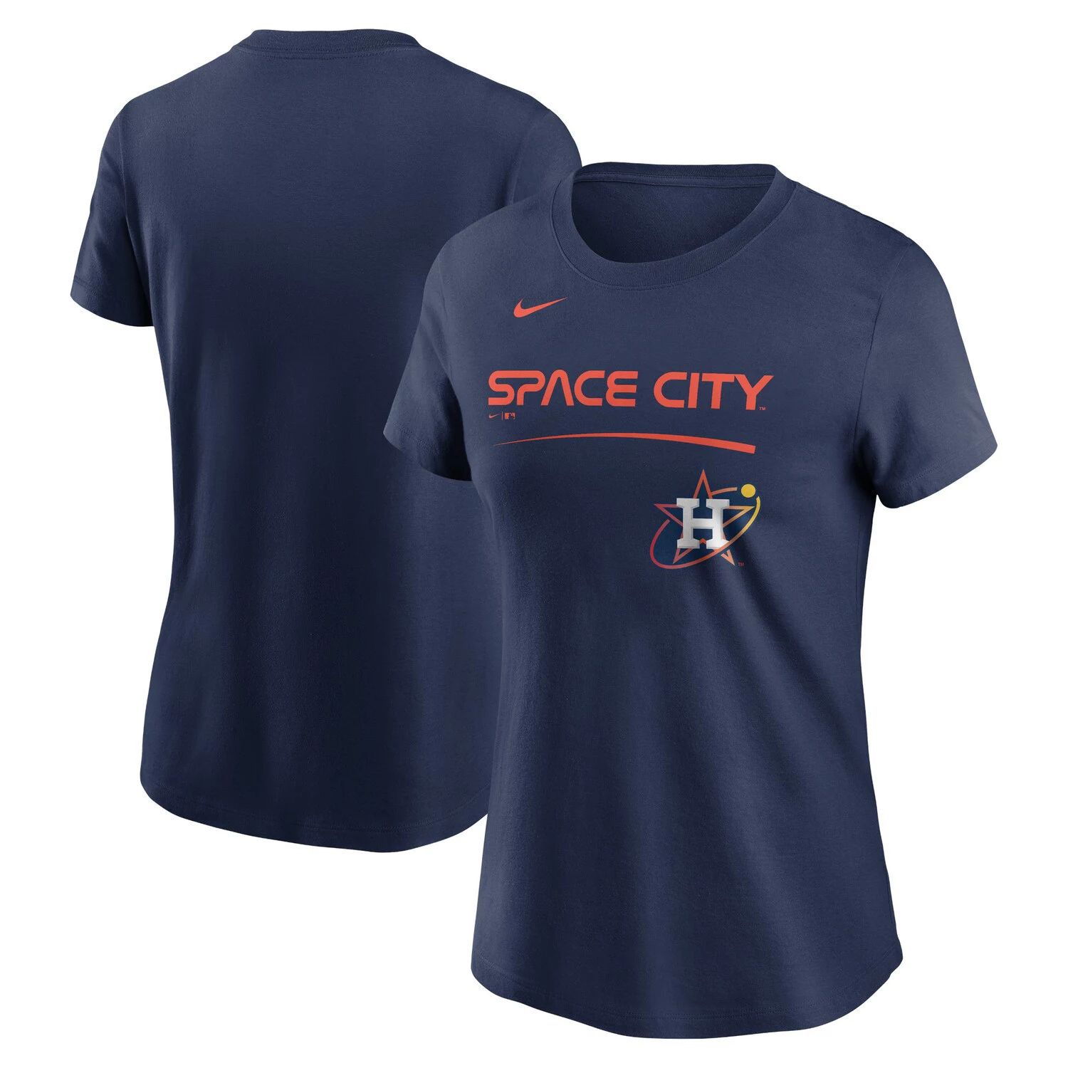 

Женская темно-синяя футболка с надписью Nike Houston Astros City Connect Nike