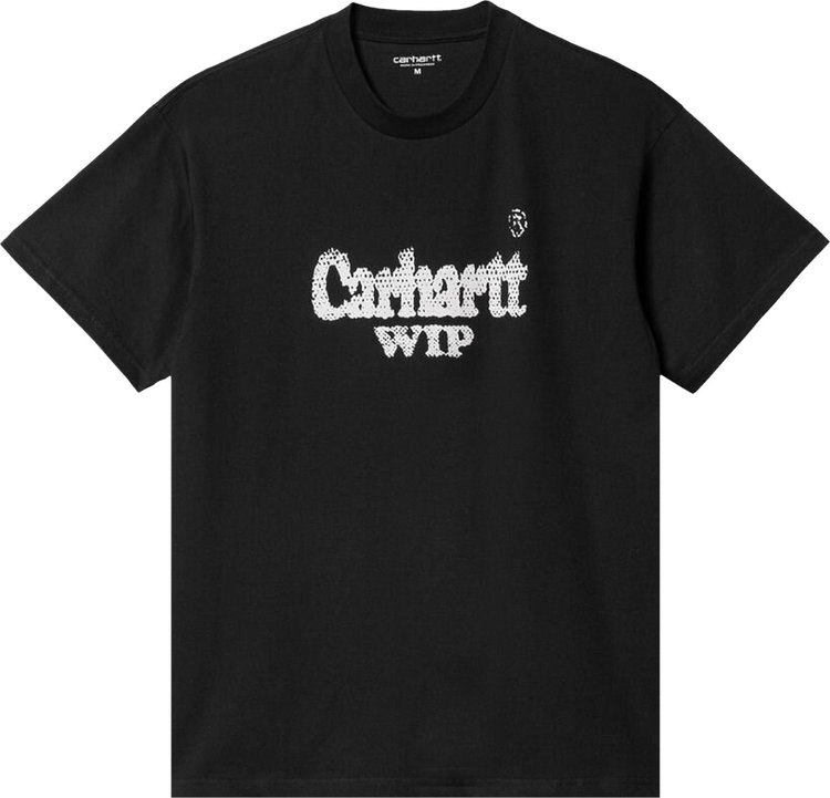 Футболка Carhartt WIP Spree Halftone 'Black/White', черный
