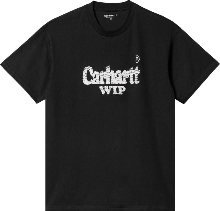 

Футболка Carhartt WIP Spree Halftone 'Black/White', черный