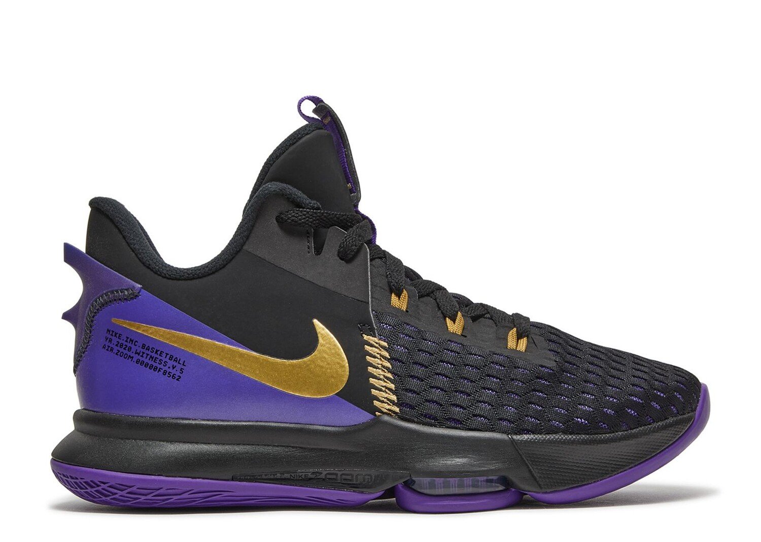 

Кроссовки Nike Lebron Witness 5 Ep 'Lakers', черный