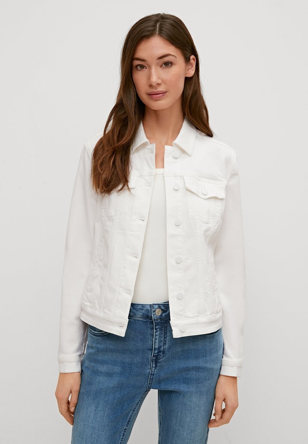 

Джинсовая куртка comma casual identity, Серый