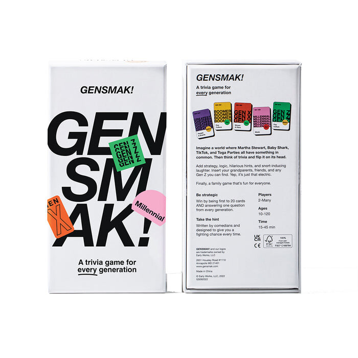 

Настольная игра Early Works GENSMAK