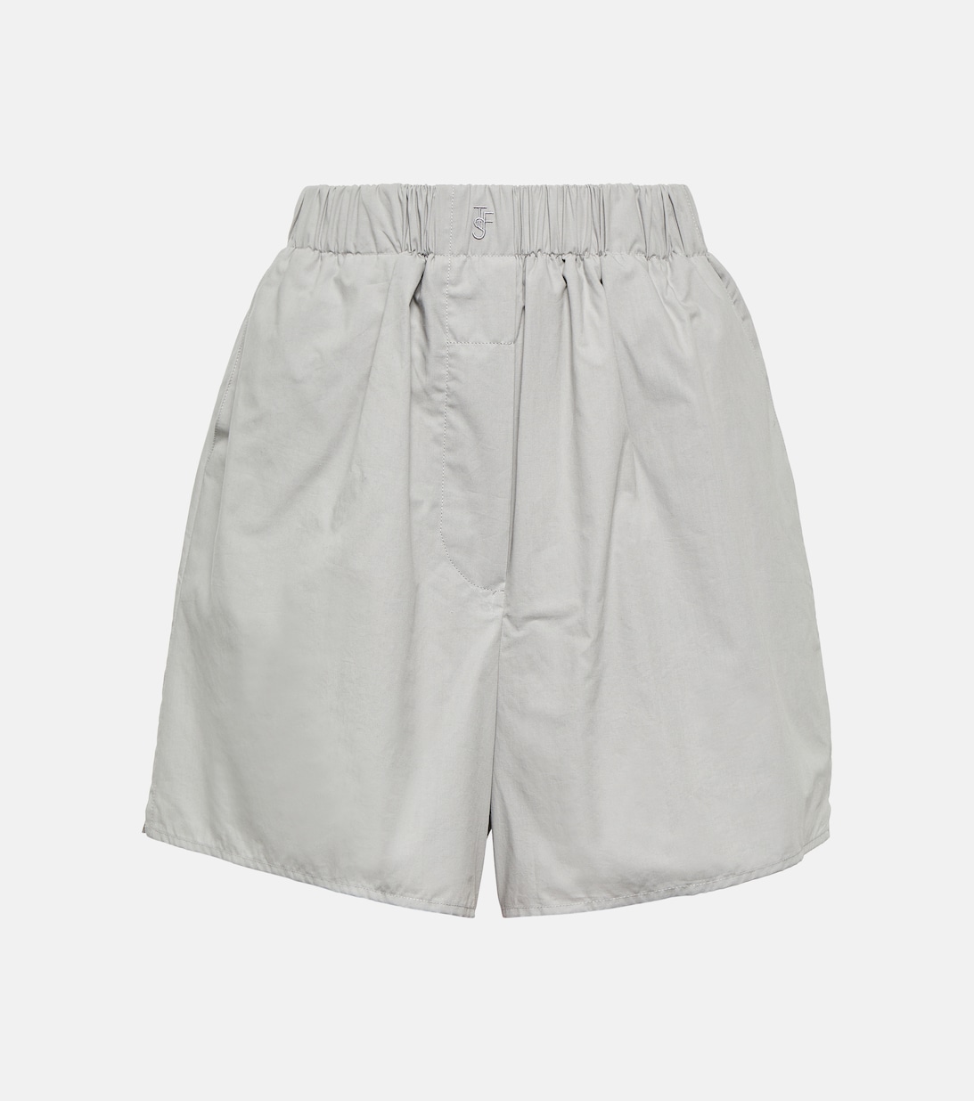 Хлопковые шорты Lui THE FRANKIE SHOP, серый фото