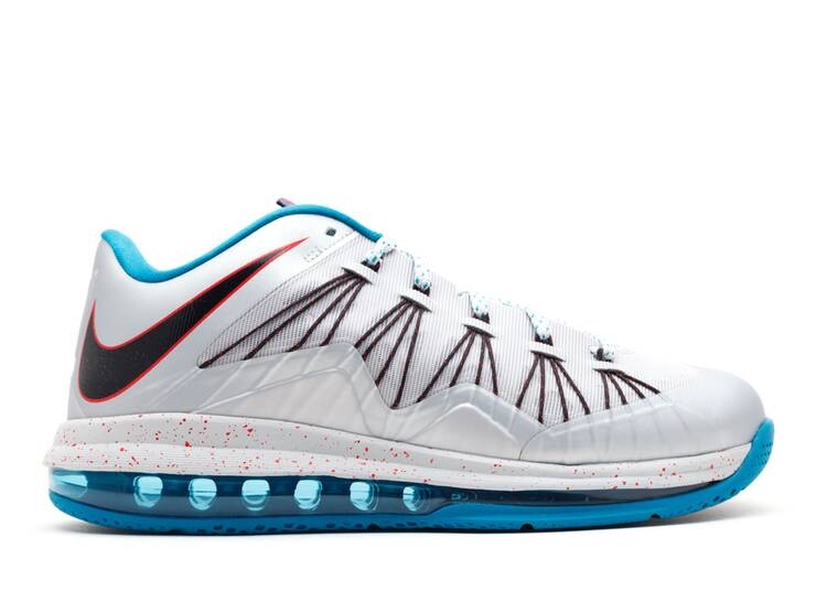 

Кроссовки Nike AIR MAX LEBRON 10 LOW 'TROPICAL TEAL PLATINUM', металлик